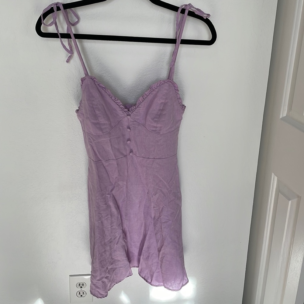 Adorable purple dress just very wrinkled in photo
